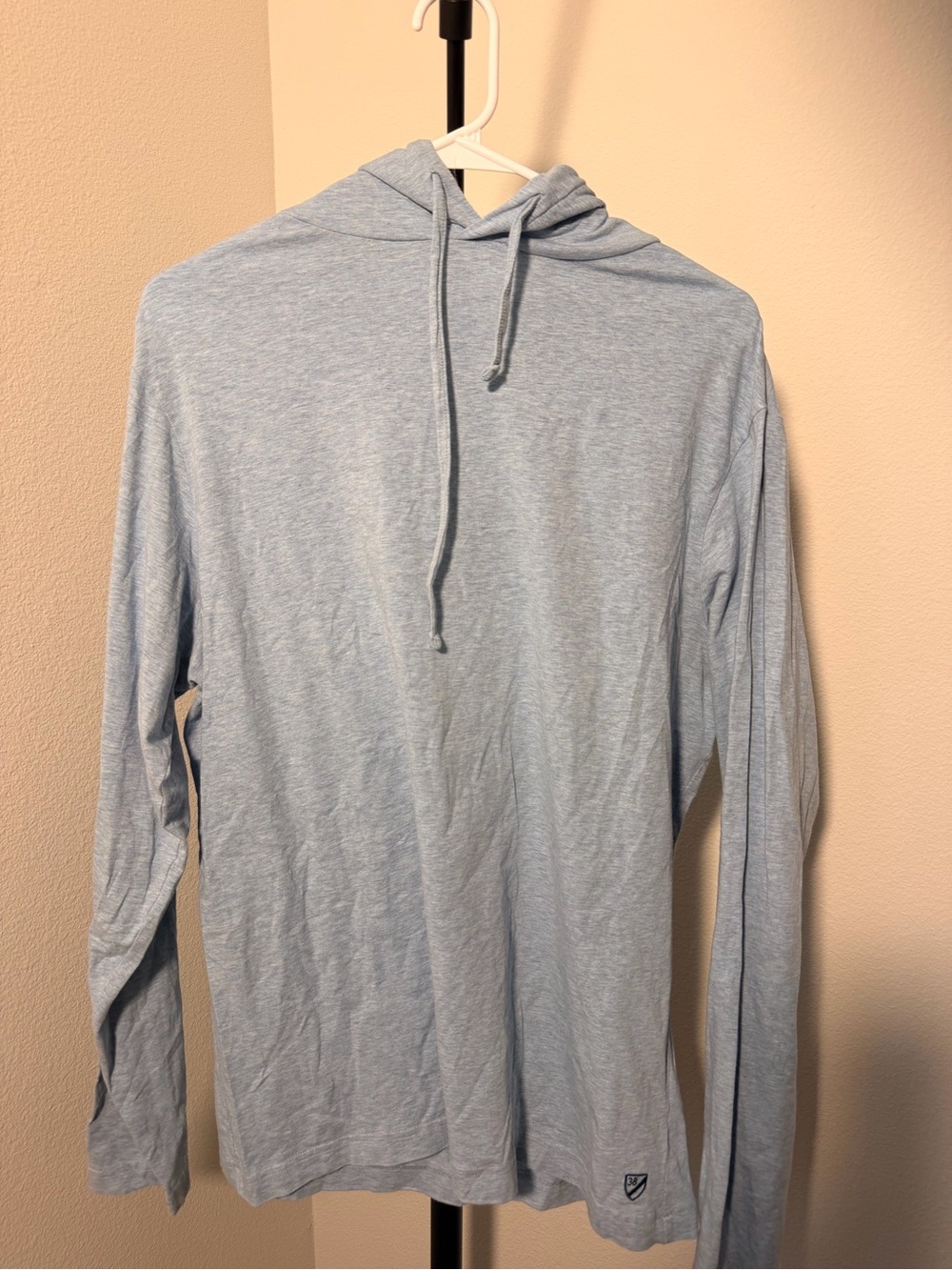 Daniel Cremieux Light Blue Men’s Hooded Long-Sleeve Shirt